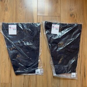 Girls French Toast Bermuda style navy shorts-  size 12 (2 pair)